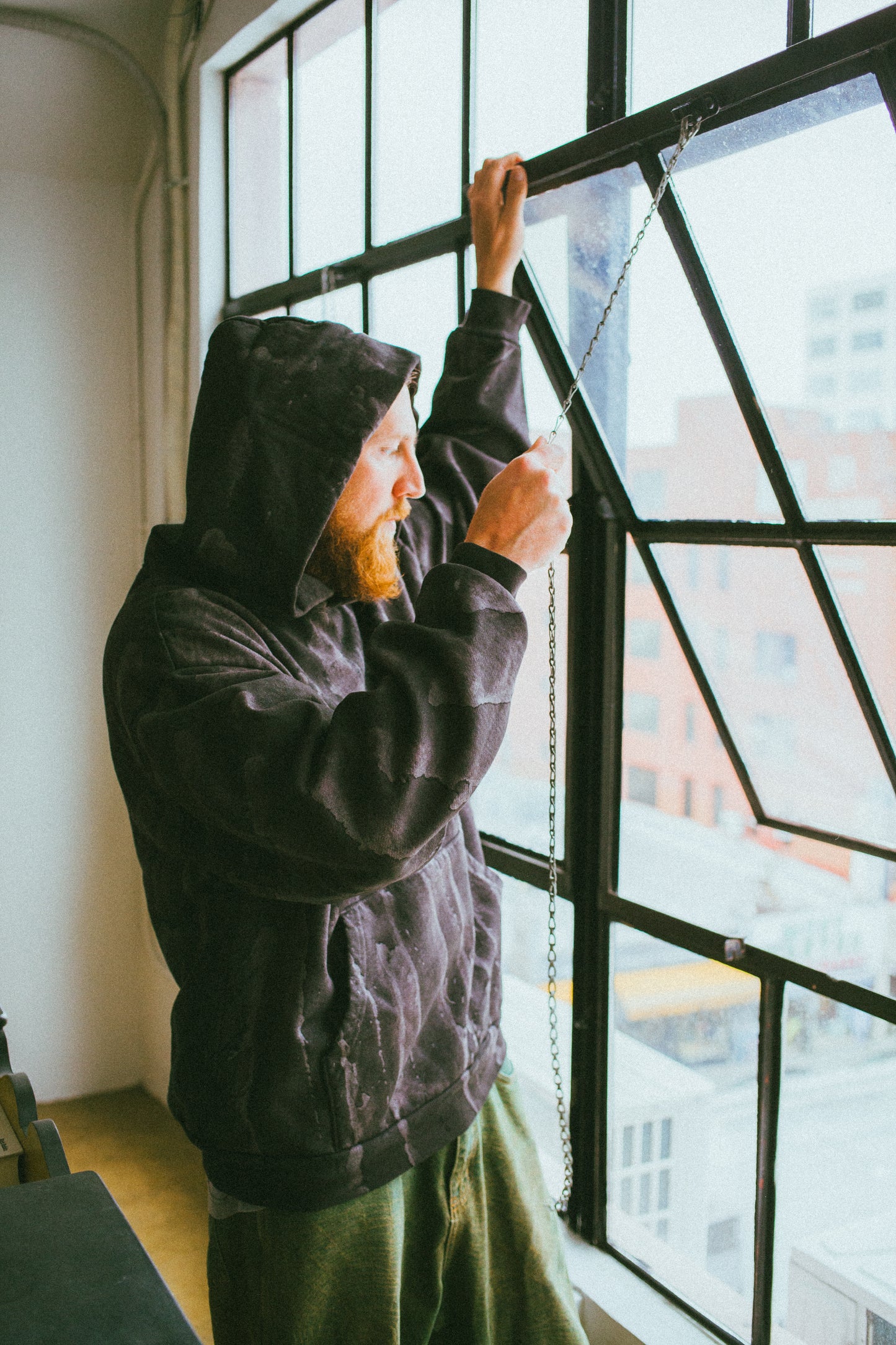 HEAVY FLEECE DRIP DYE HOODIE