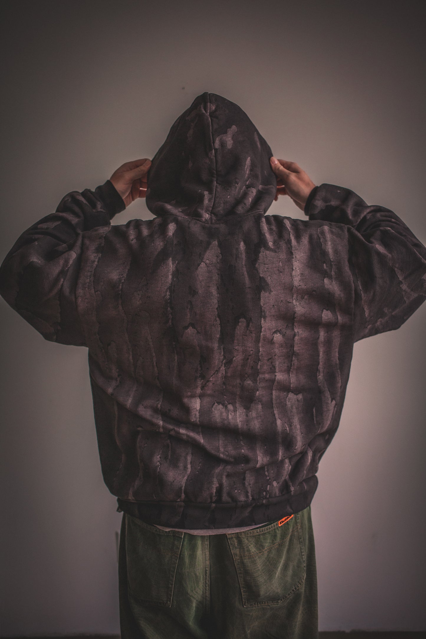 HEAVY FLEECE DRIP DYE HOODIE