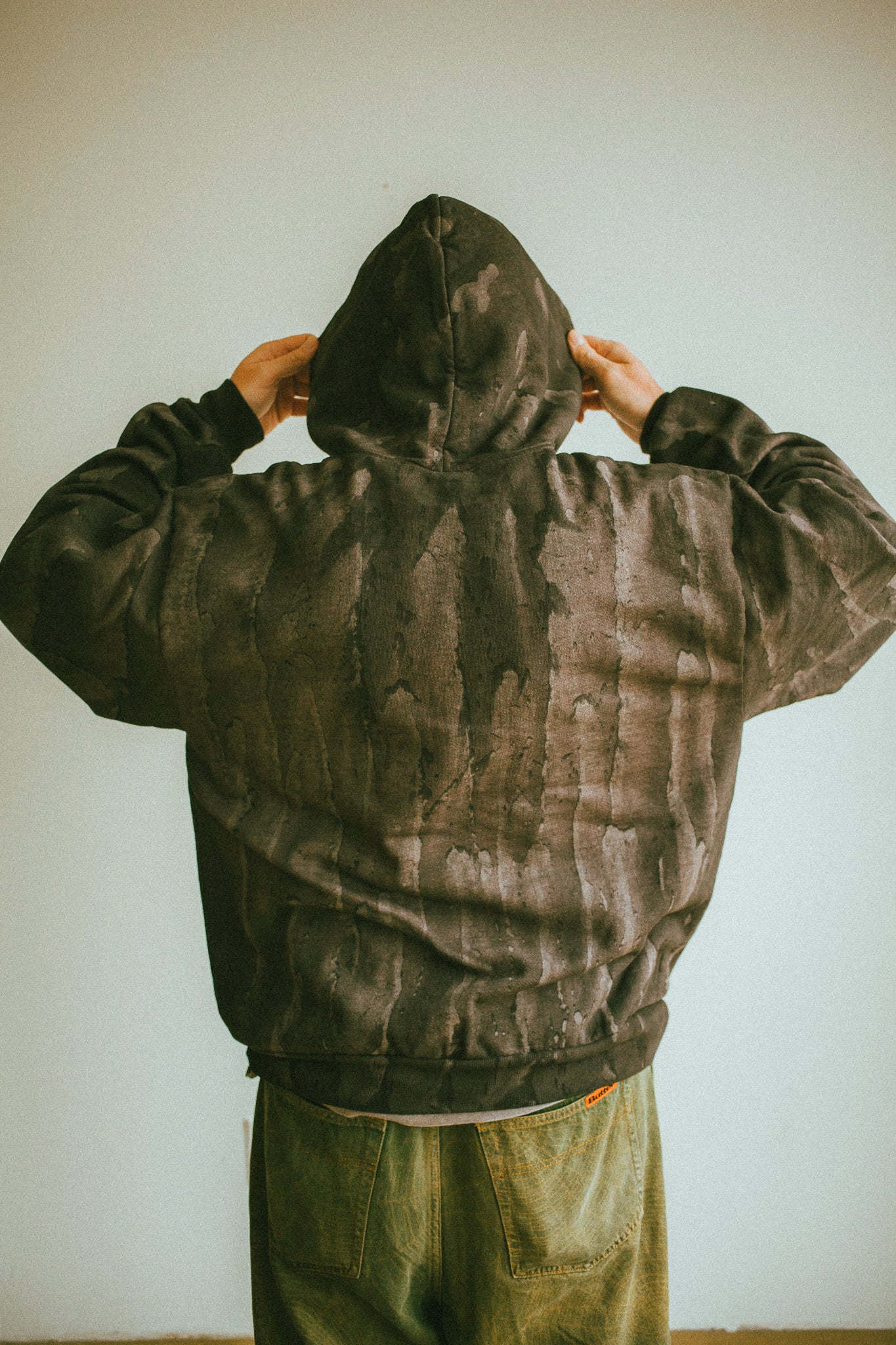 HEAVY FLEECE DRIP DYE HOODIE