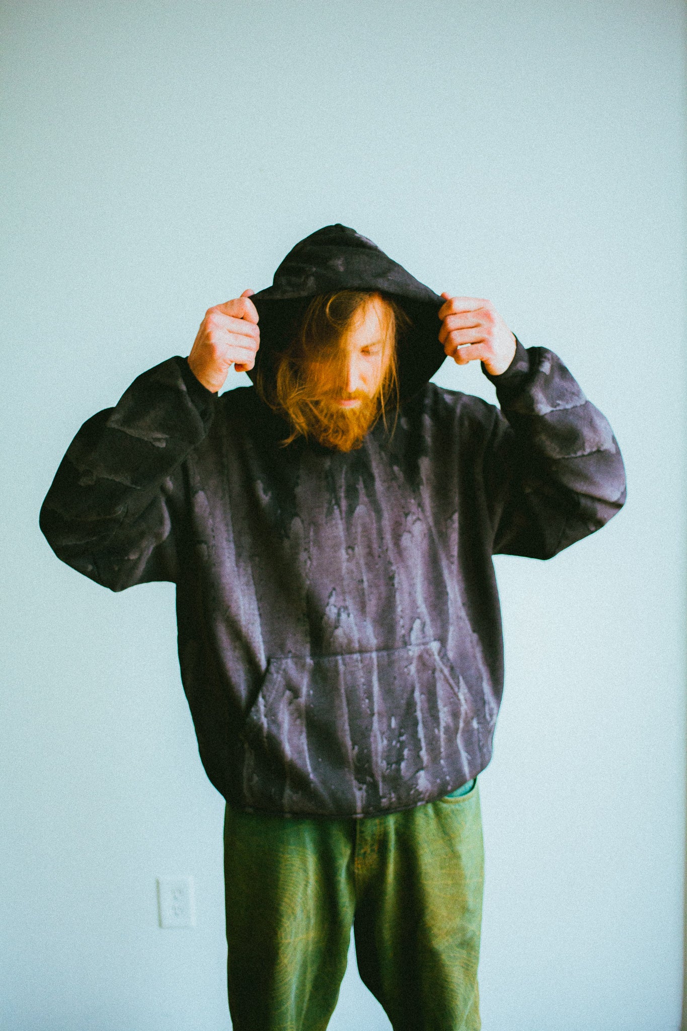 HEAVY FLEECE DRIP DYE HOODIE