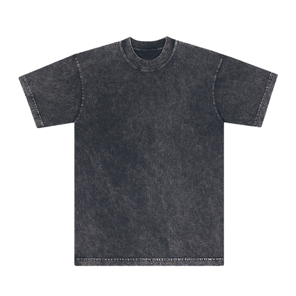 MINERAL WASH T-SHIRT : BLACK