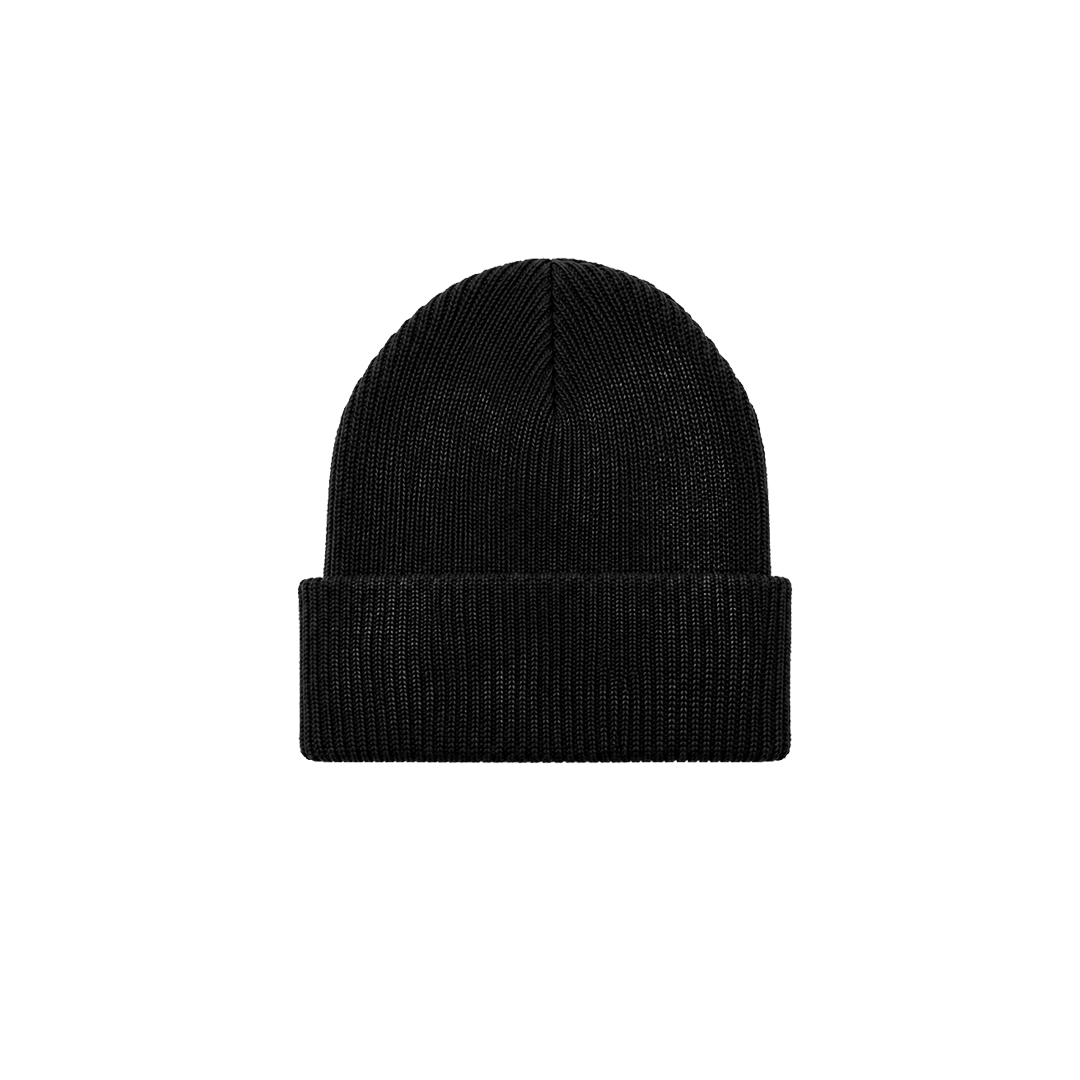 AJA KNIT BEANIE : BLACK