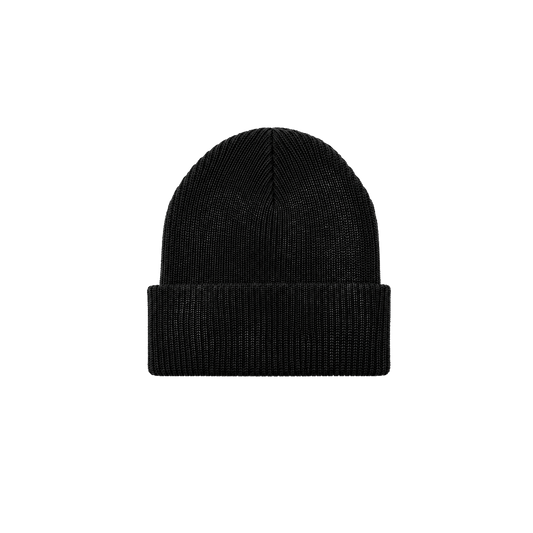 AJA KNIT BEANIE : BLACK