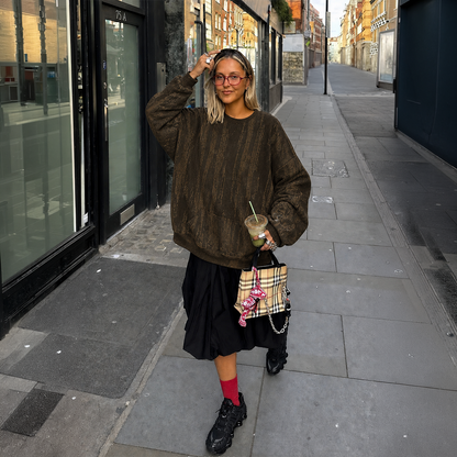 HEAVY FLEECE DRIP DYE CREWNECK : OLIVE