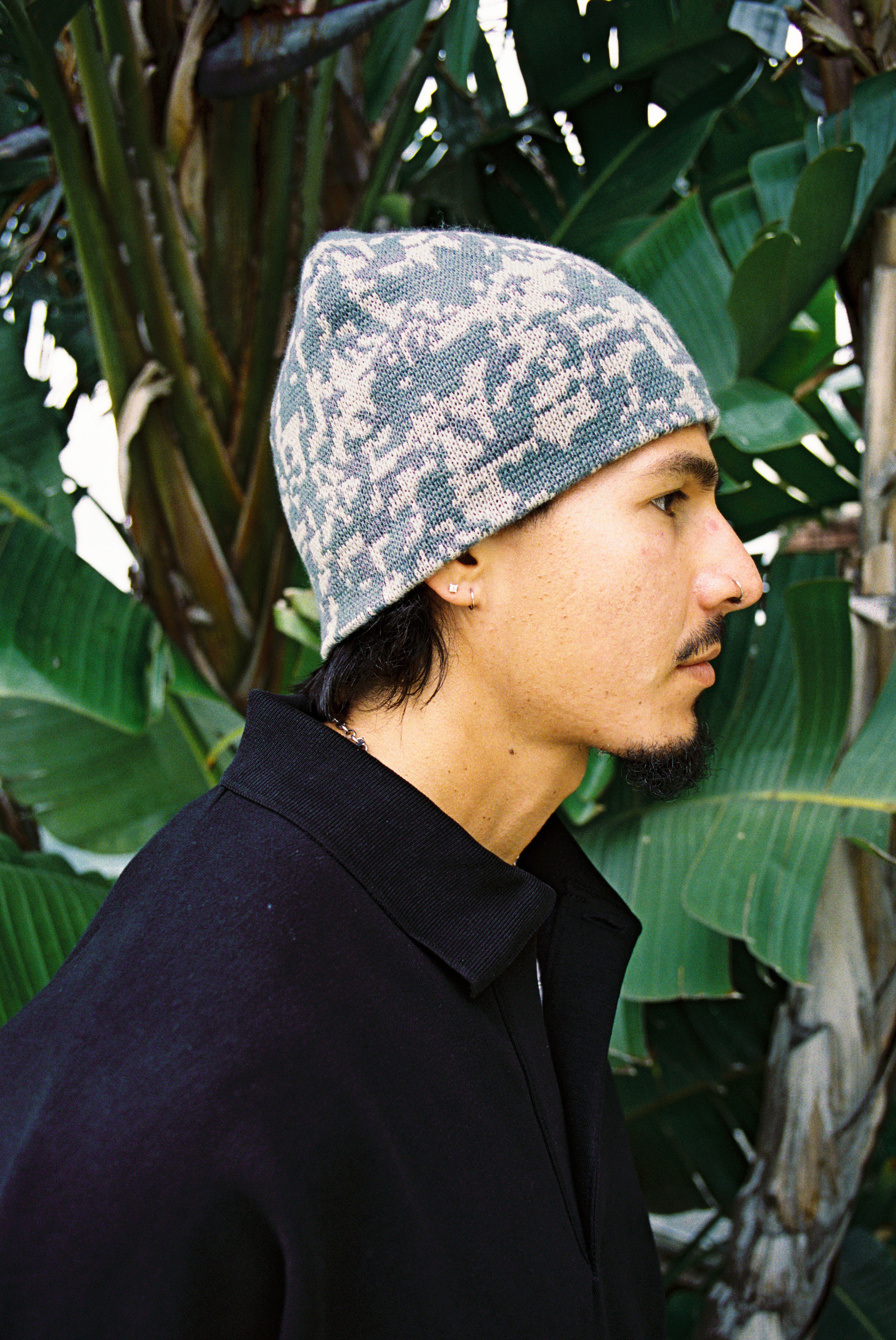 DIGITAL CAMO SKULLY BEANIE