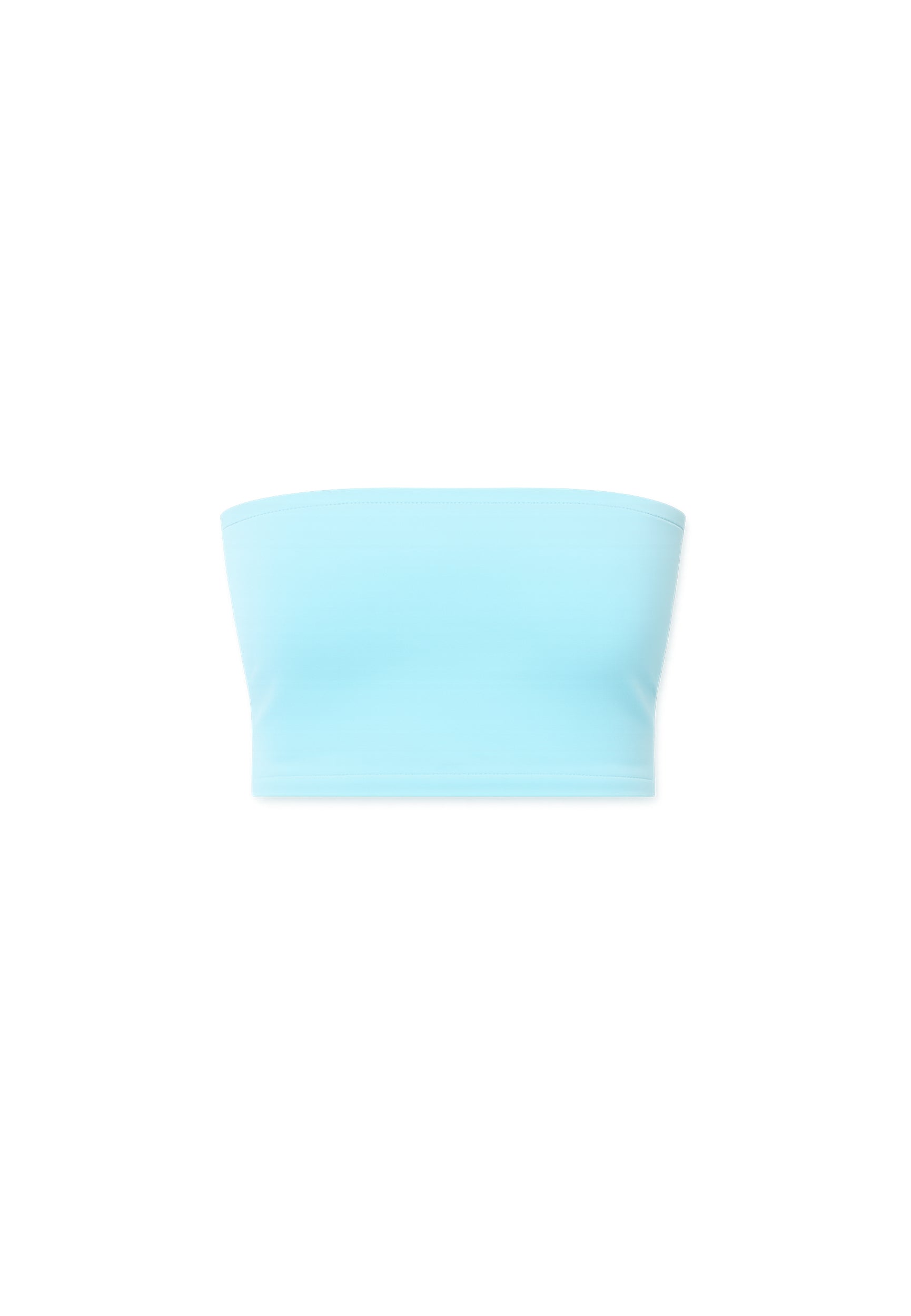 MID-LENGTH TUBE TOP - AQUAMARINE