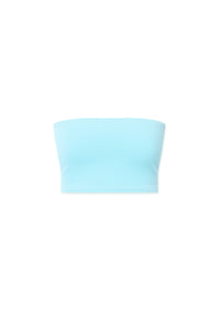 MID-LENGTH TUBE TOP - AQUAMARINE