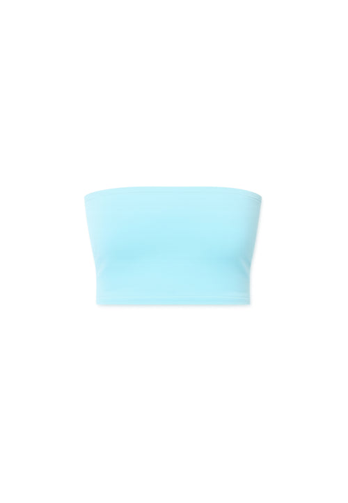 MID-LENGTH TUBE TOP - AQUAMARINE