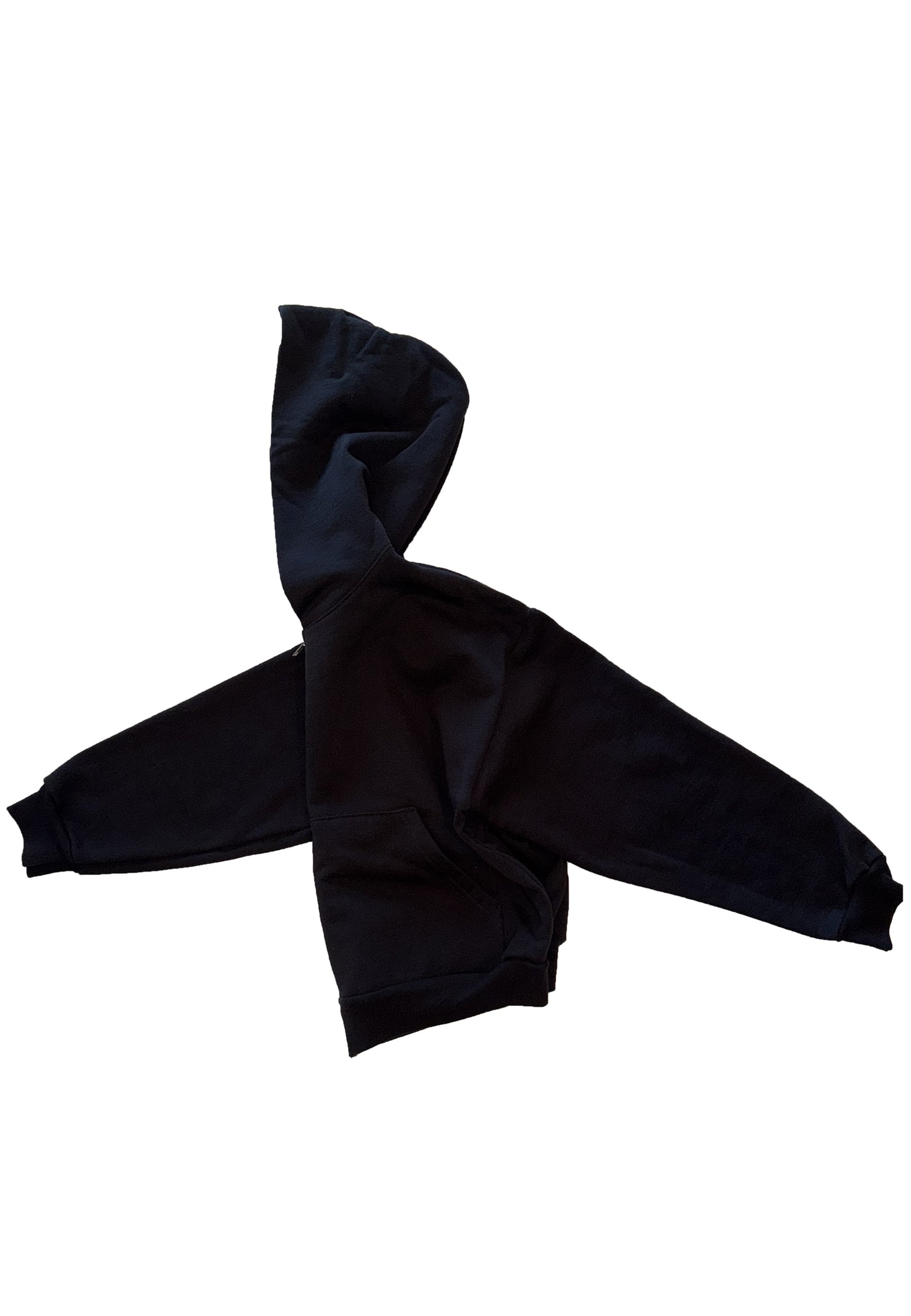 HEAVY FLEECE CROPPED UNISEX ZIP UP HOODIE