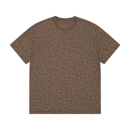 SNOWLEOPARD OVERSIZED SHIRT : VINTAGE BROWN