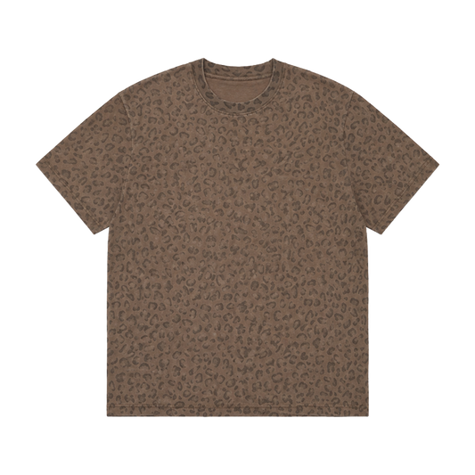 SNOWLEOPARD OVERSIZED SHIRT : VINTAGE BROWN