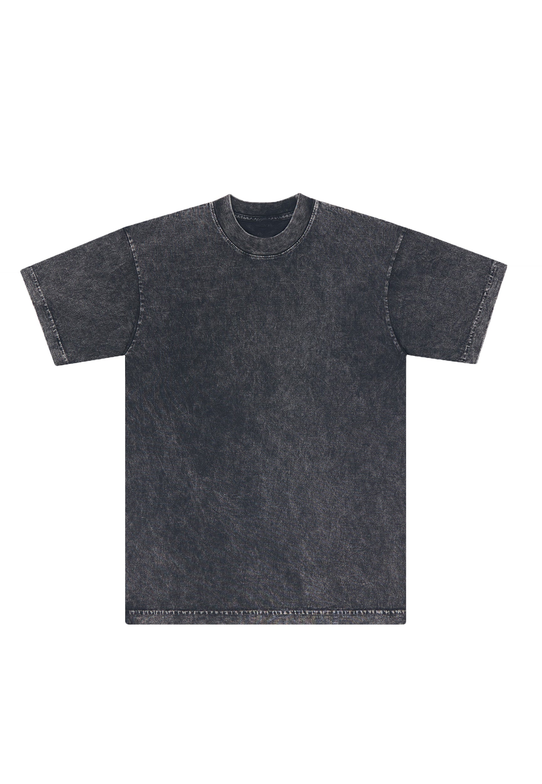 MINERAL WASH T-SHIRT - BLACK