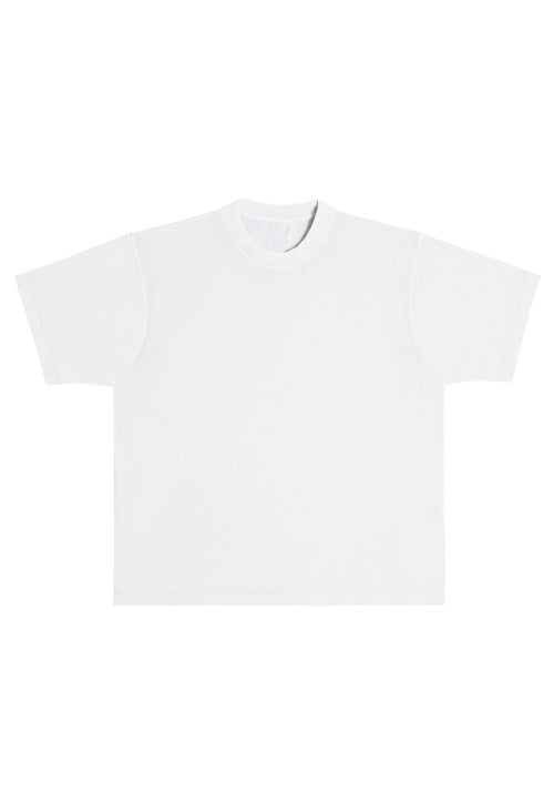SHAKAWEAR DROP SHOULDER T-SHIRT - WHITE