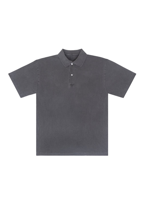 SHORT SLEEVE POLO SHIRT - VINTAGE BLACK
