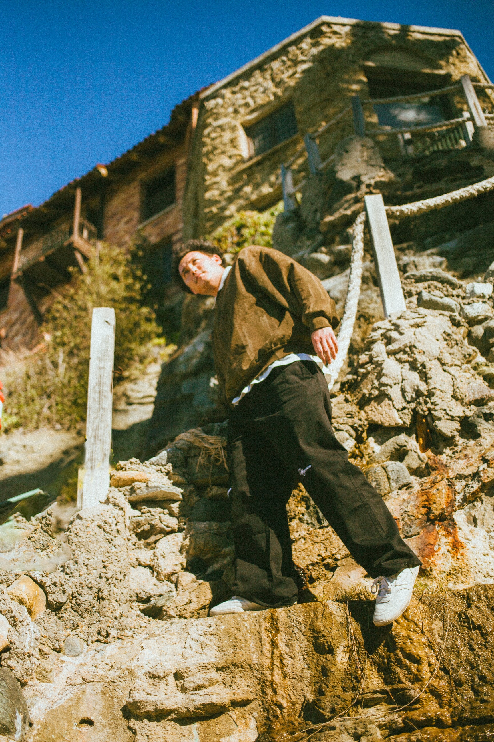 HEAVY FLEECE DRIP DYE CREWNECK