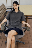 SHORT SLEEVE POLO SHIRT - VINTAGE BLACK